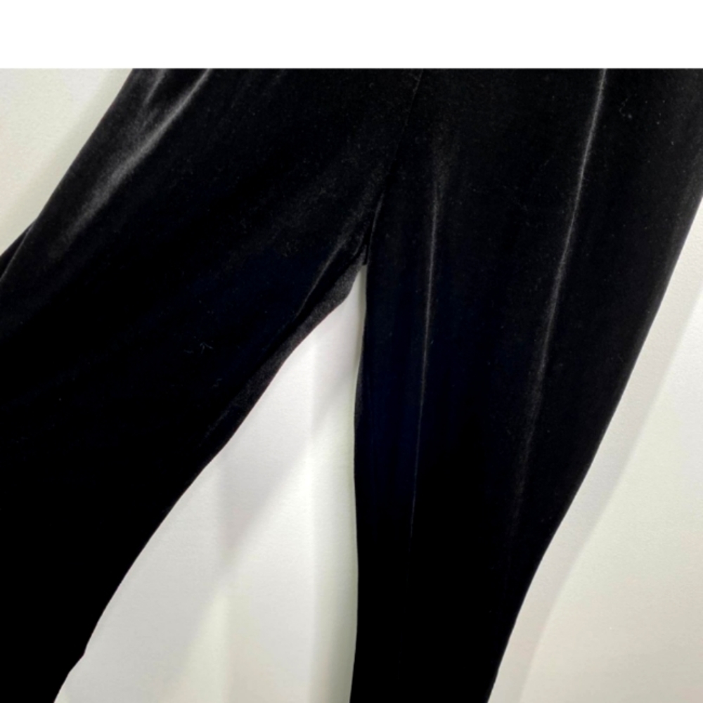Sunset + Spring Black Velour High Neck Sleeveless Jumpsuit Women's Size … - Picture 3 of 6